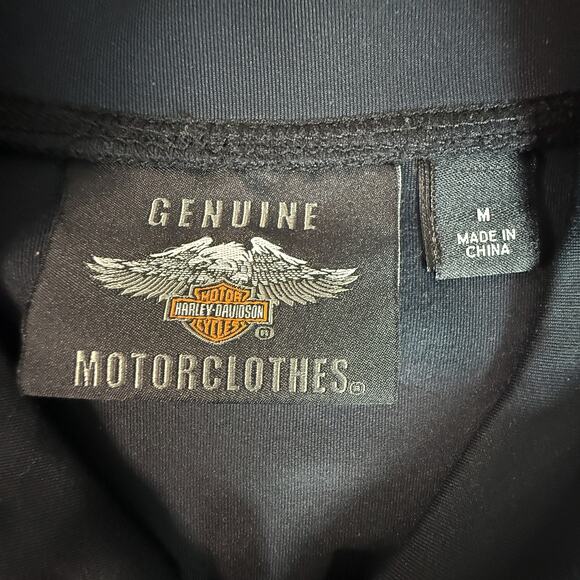 Harley Davidson Genuine Motorclothes Black Softshell Jacket Men’s M HD Logo - Picture 3 of 5